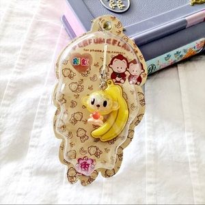 💖Scented💖 Monkey Bananas Phone Charm